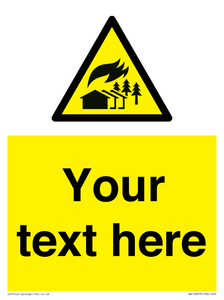 Custom Warning: Large scale fire zone